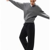 V领宽松空气棉长袖 DoOr 卫衣不加绒Stella可叠穿柔软高弹