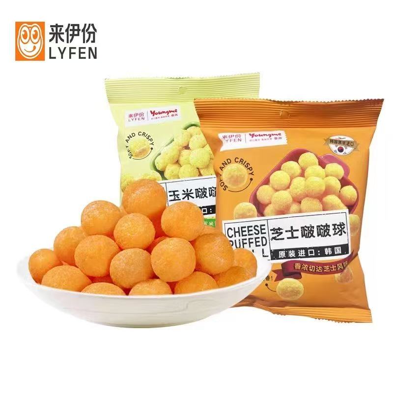 来伊份玉米啵啵球40gx4袋装