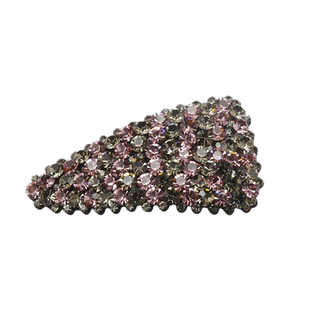 妍菲网红奥登水钻三角形bb夹掰掰夹子边夹刘海夹发夹侧边刘海夹女