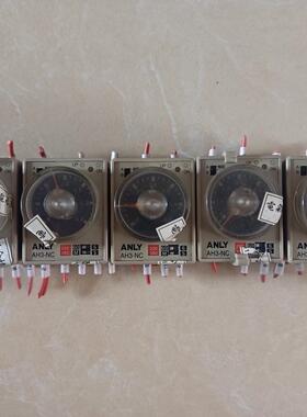 ANLY时间继电器AH3-NC五个带底座议价商品