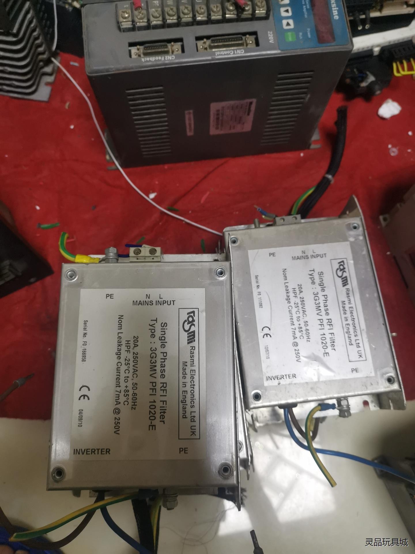 拆机FASMI变频器滤波器3G3MV-PFI1020-E 实议价商品