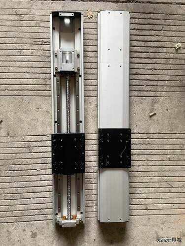 拆机双轨滑台总长890mm行程400mm丝杆1510导轨15议价商品