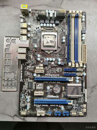 拆机华擎P67 Pro3，1155主板,四槽DDR3内存槽，议价商品