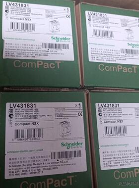 施耐德塑壳断路器LV431831，全新正品原包装，年份包装新议价商品