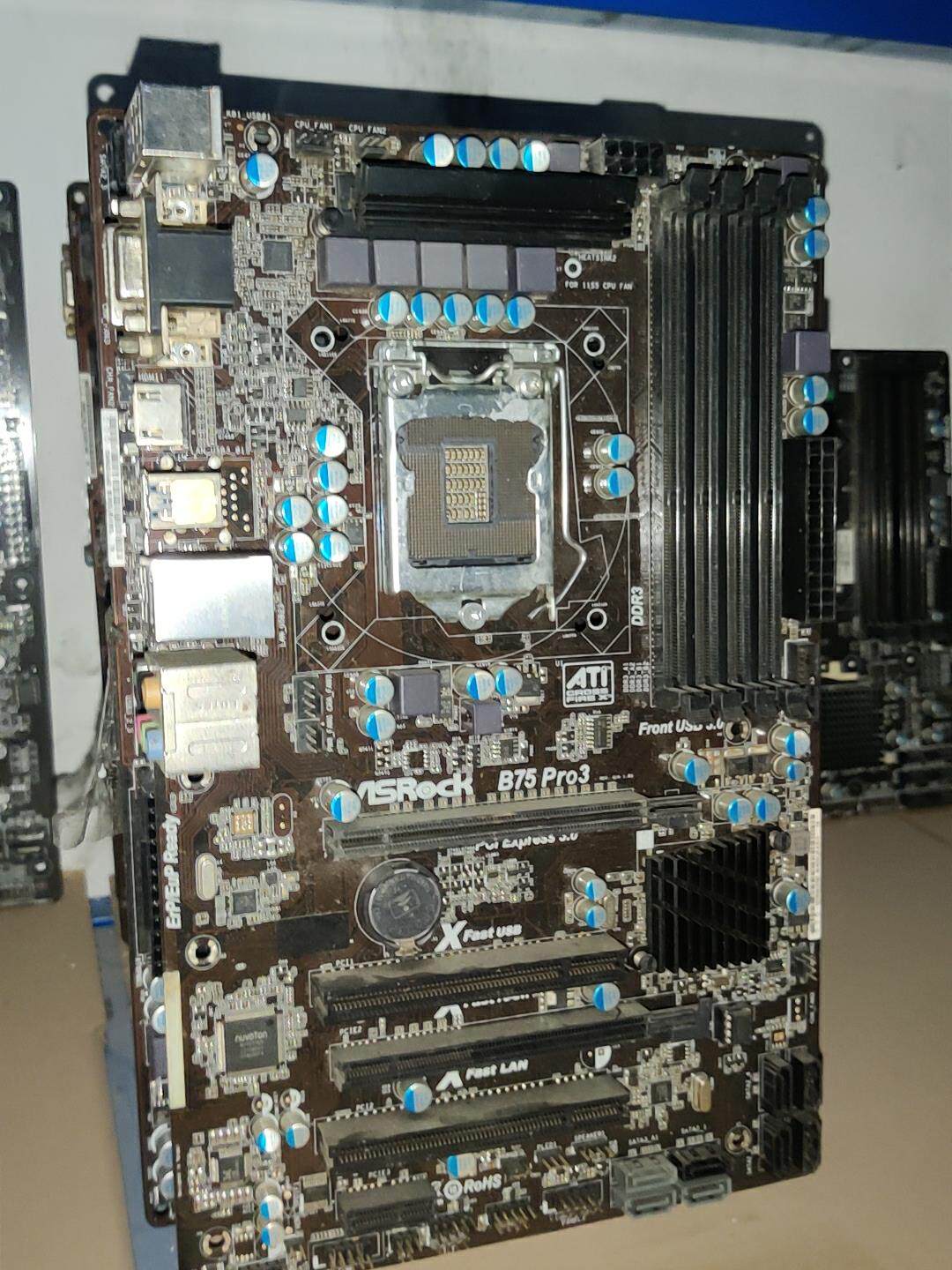 华擎b75 pro3清一色10多片洁川议价