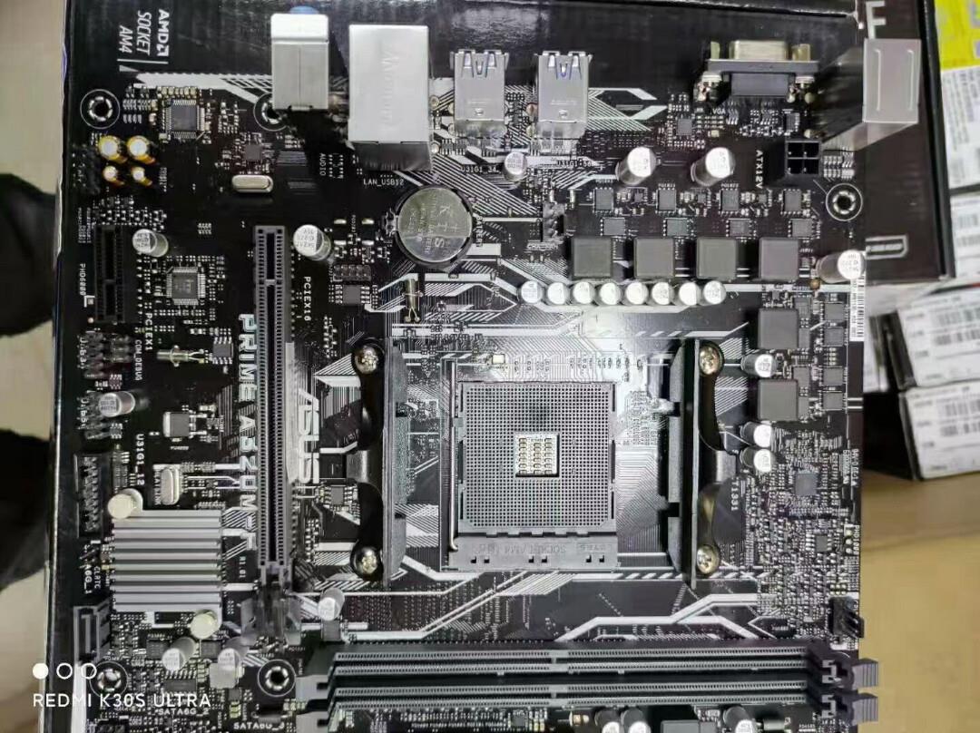 华硕A320主板华硕A320M-F 十成新，带盒子洁川议价