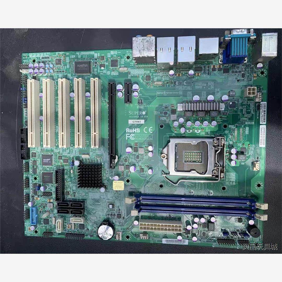 全新二手超微 C7H61 1155针 全集成 工作站设备主板 坏的议价商品