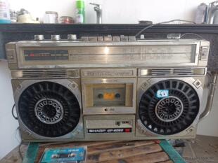 收音议价商品 收音机FM收台正常 夏普6060收录机一台 通电正常