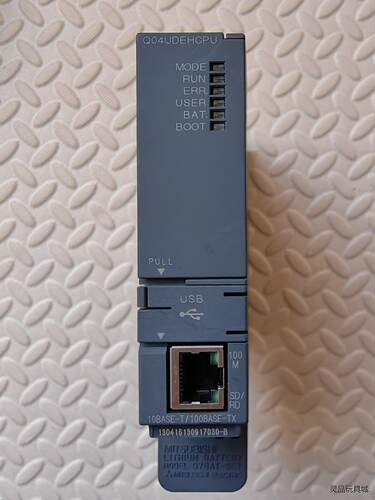 日本进口三菱PLC模块Q04UDEHCPU，拆机，成色如新，议价商品