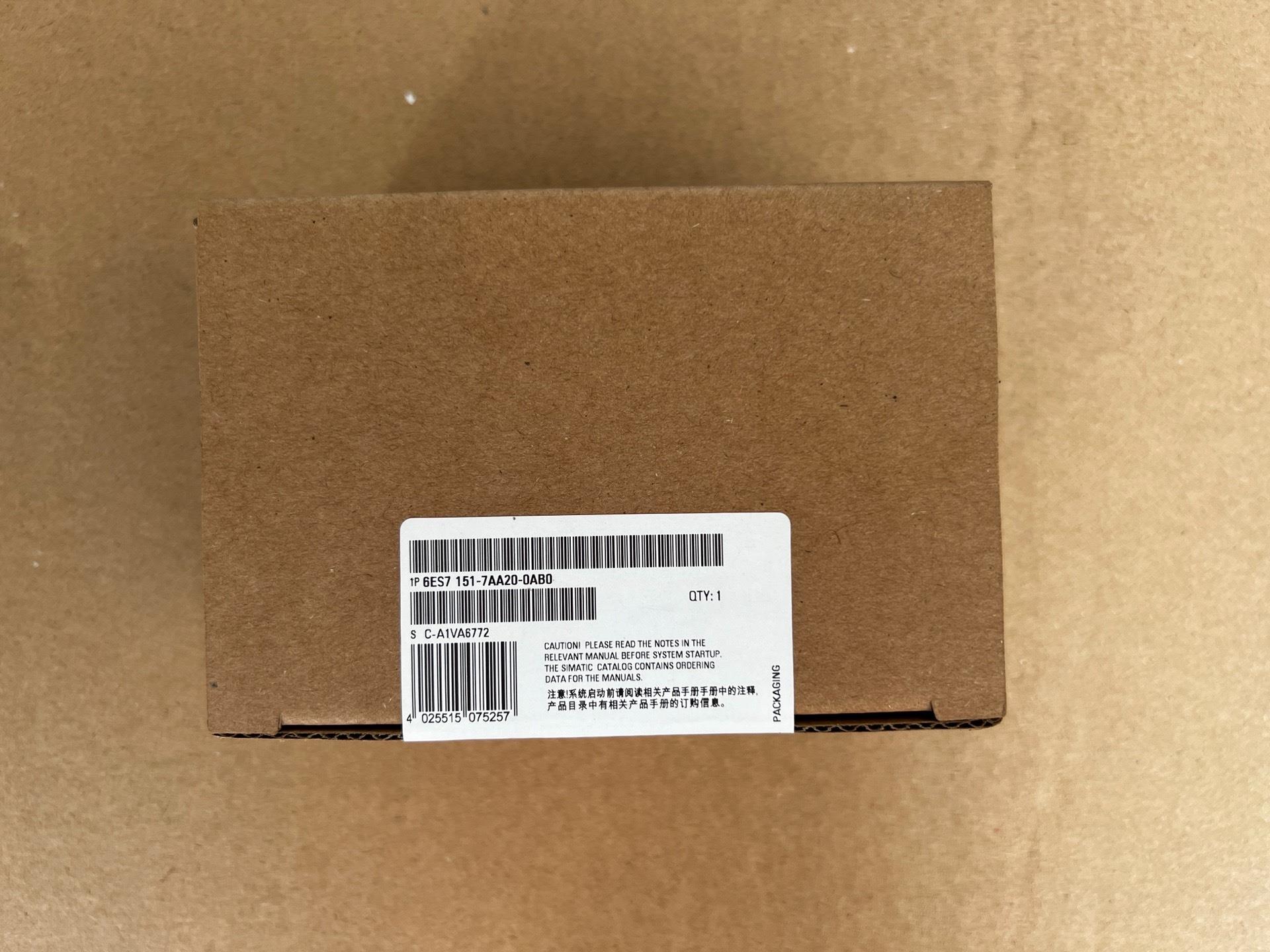 6ES7 151-7AA20-0AB0，全新未拆封西门子PL洁川议价