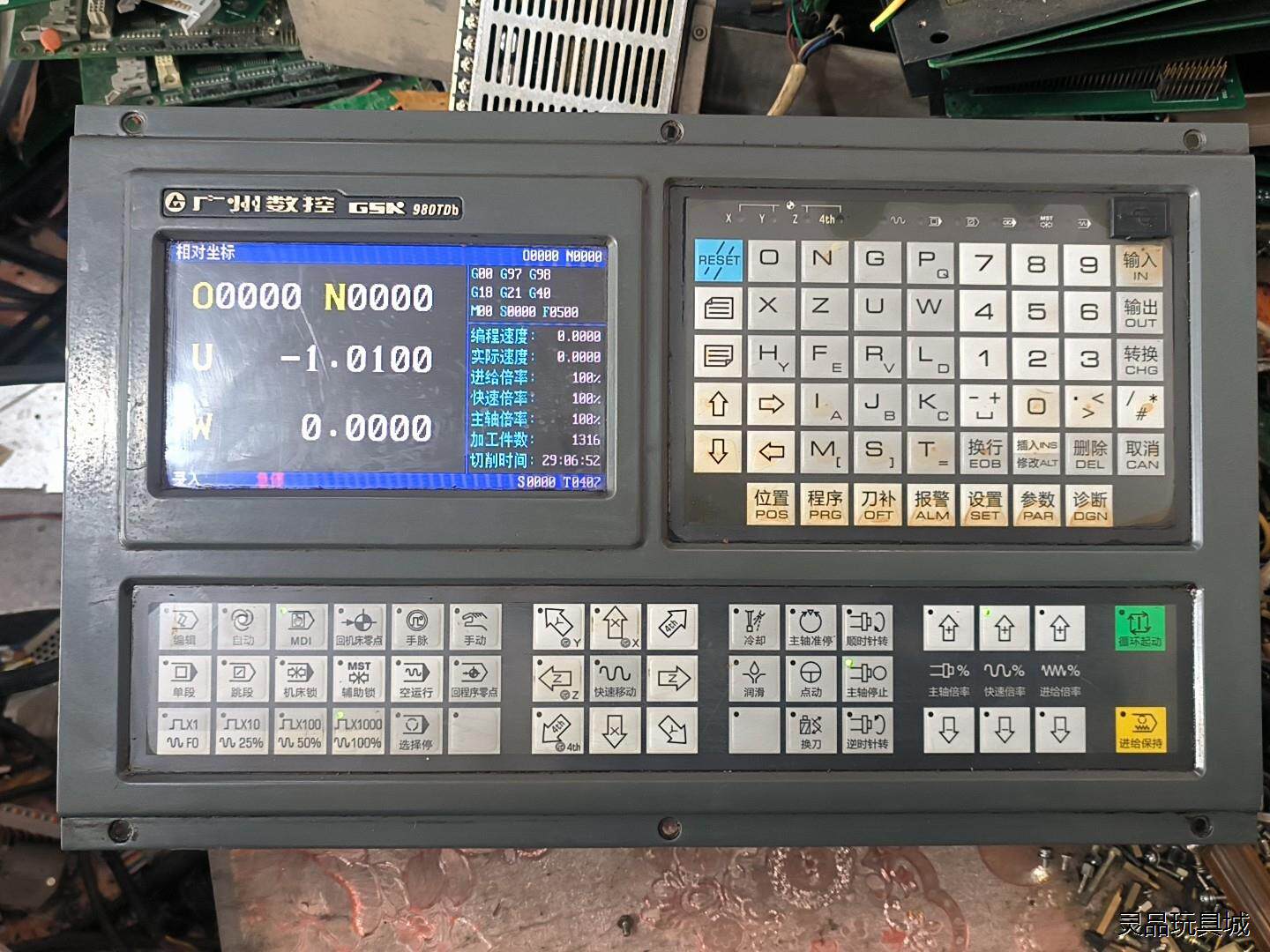 广数数控系统面板  980TDb   拆机成色好  主板崭新议价商品