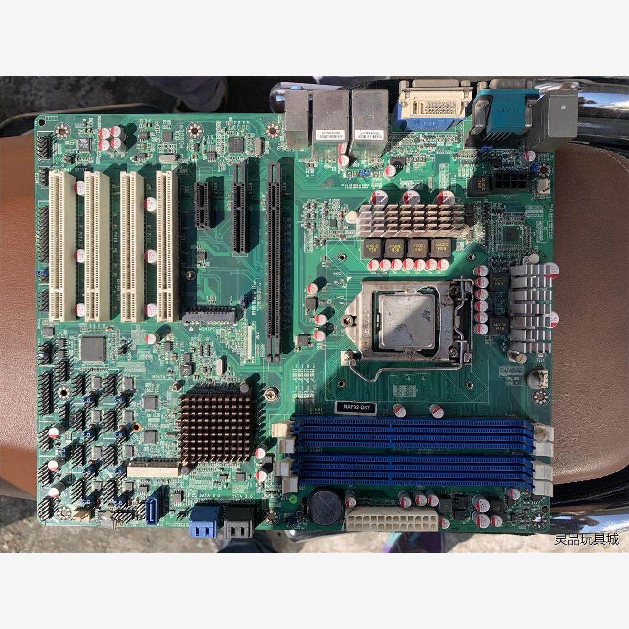 全新二手二手 现货 捷波 NAF92-Q67  H61 工控机主板议价商品