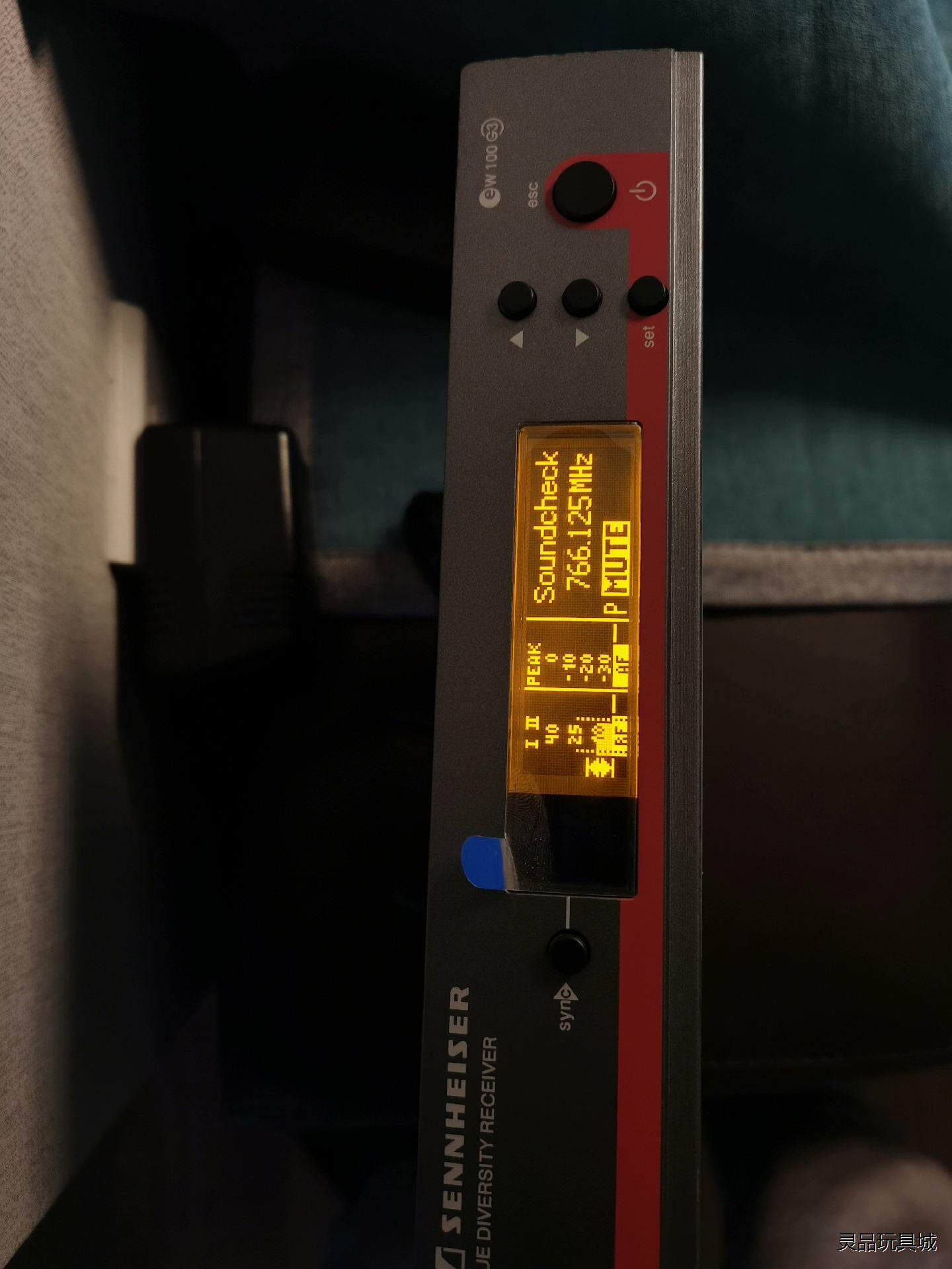 森海塞尔 w100 G3 接收器主机 带原装天线无话筒无电源议价商品