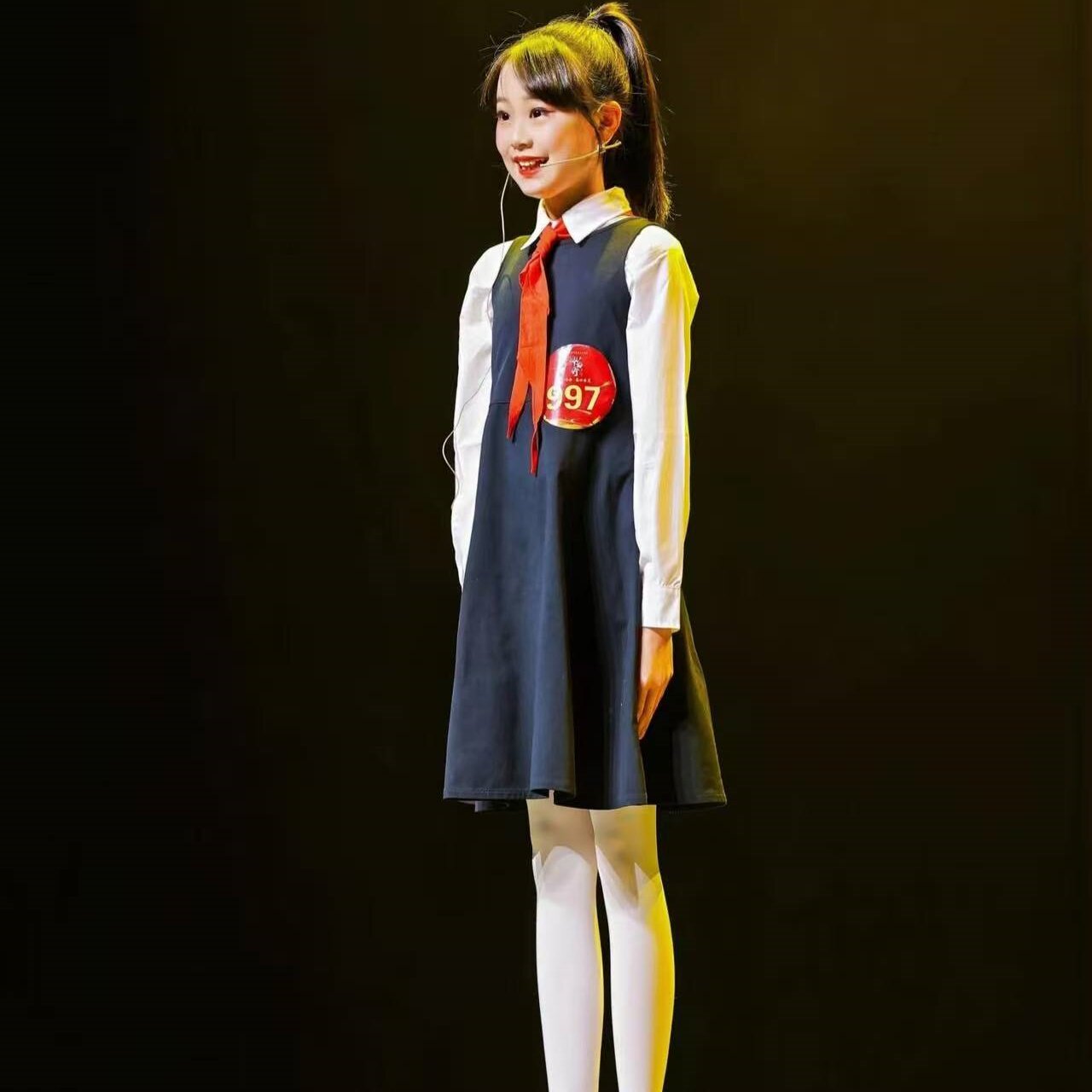 儿童合唱服演出服爱国主题演讲比赛朗诵演出服装男女小主持礼服