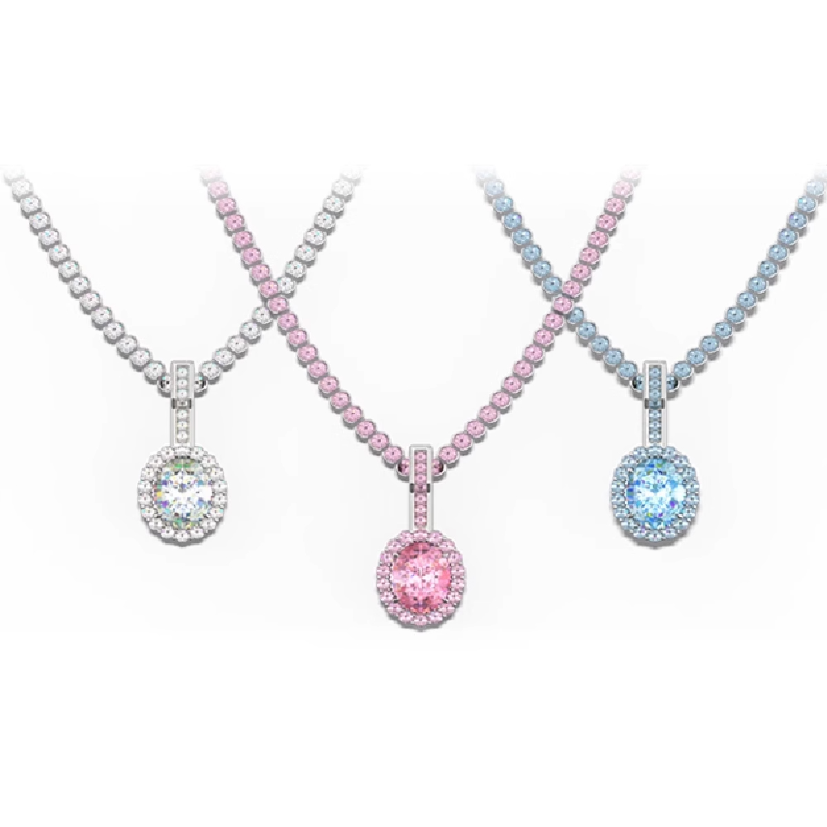 TOGGLER闪亮复古光栅片项链