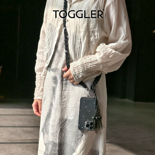TOGGLER双色棉绳手机链
