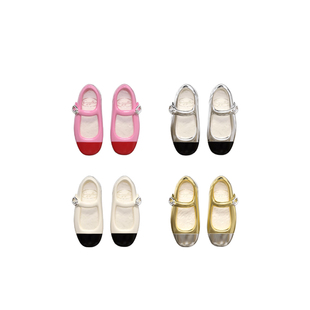 TOGGLER 珍耳钉耳环女 托格乐Mini迷你拼双色玛丽珍鞋 贝壳可爱袖