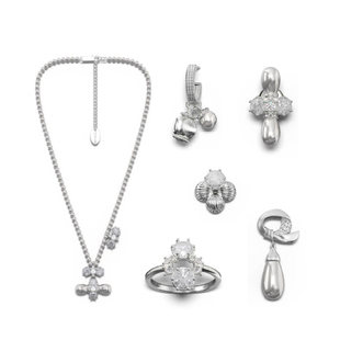 TOGGLER 冰花系列 水滴珍珠毛衣项链耳钉手链合集纯银项链女轻奢