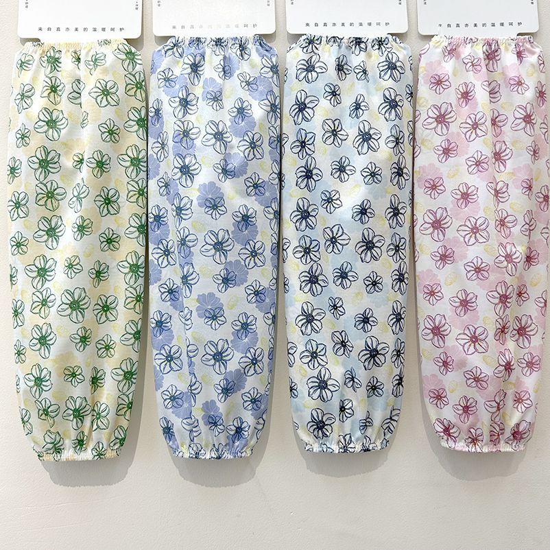 新款冰丝袖套女弹力夏季大码松紧护臂手袖干活家务工作防晒手臂套