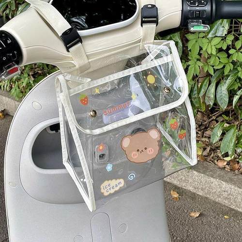 电动车挂包前置通用收纳袋挂物