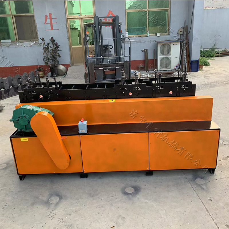 方管调直除锈刷漆一体机 建筑工程钢管矫直机废旧金属材料调直机