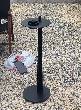 烟灰缸高级感轻奢小众创意高档茶台个性家用客厅办公室商用落地