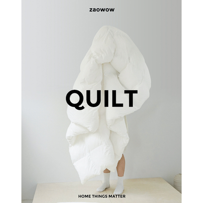 造卧zwow【蓬蓬被】秋冬季全棉豆腐块蓬松保暖透气被芯本白色被子