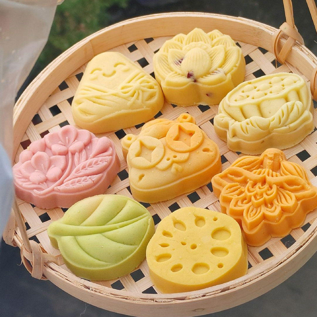 绿豆糕卡通冰糕零食新中式点心伴手礼粽子造型荷塘可爱下午茶果子