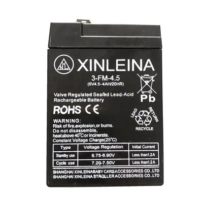 XINLEINA3-FM-4.5鑫磊娜蓄电池6V4.5AH玩具车童车专用小孩子电瓶