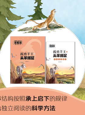 孤勇羊王之头羊崛起沈石溪著动物小说大王 附阅读拓展手册安徽少年儿童出版社 fb 彩绘注音版