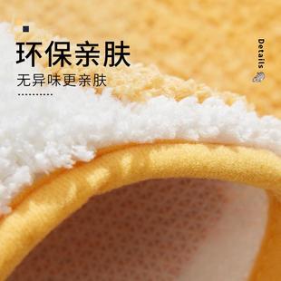 绒可爱卡通毛脚猫咪地垫猫咪地垫浴门室口吸水防滑垫子家用卫生间