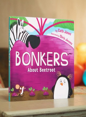 盖世童书 疯长的甜菜根BONKERS About Beetroot 点读版 原版进口英语早教阅读故事书启蒙儿童英文绘本支持小怪兽点读笔心智麦田