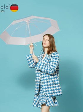 德国kobold白色透明伞长柄雨伞小清新ins风超轻+TIC网红伞