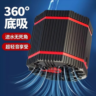 鱼缸潜水泵底吸泵抽水泵过滤循环水泵静音低水位龟缸吸鱼粪便换水