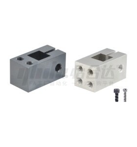 铝合金WMNQ10 15 20支柱固定夹WQMQ12 10 25方孔固定夹