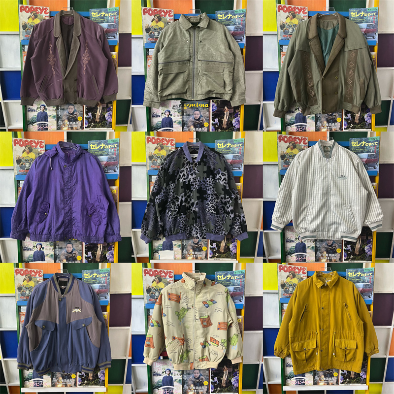 古着外套港风日系90S复古夹克