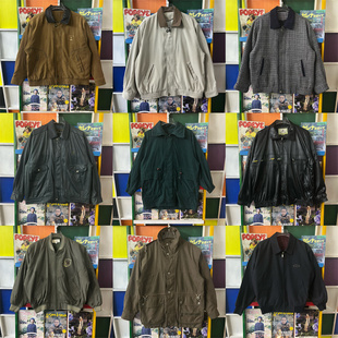 vintage古着外套港风日系90s复古阿美咔叽男女年代夹克ZG25
