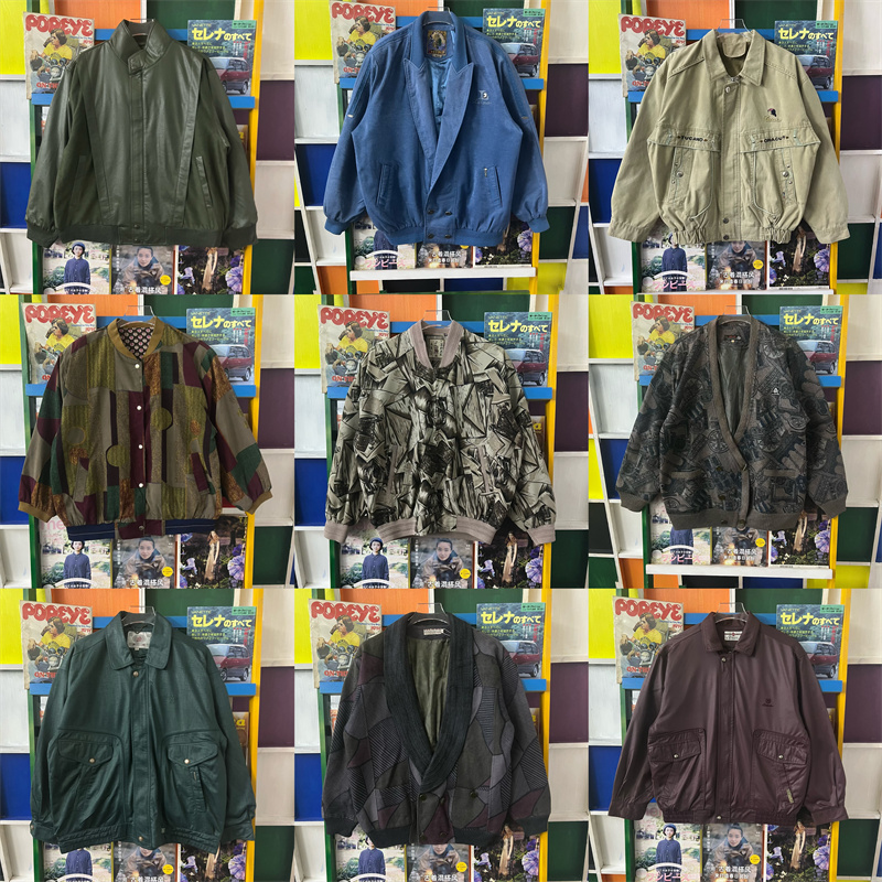 哈灵顿罗纹春秋冬复古夹克90S