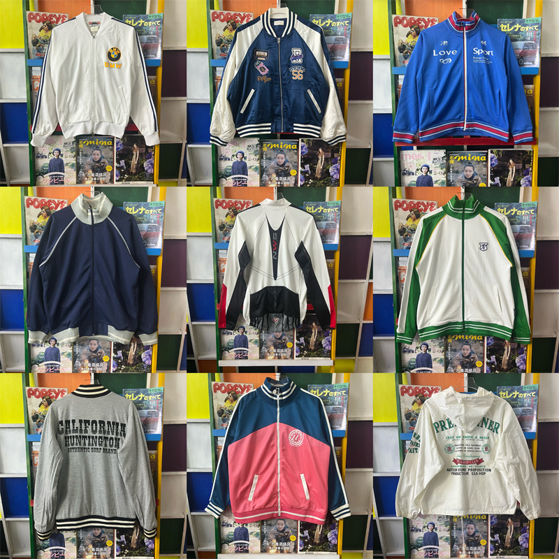 古着运动服美式日系夹克