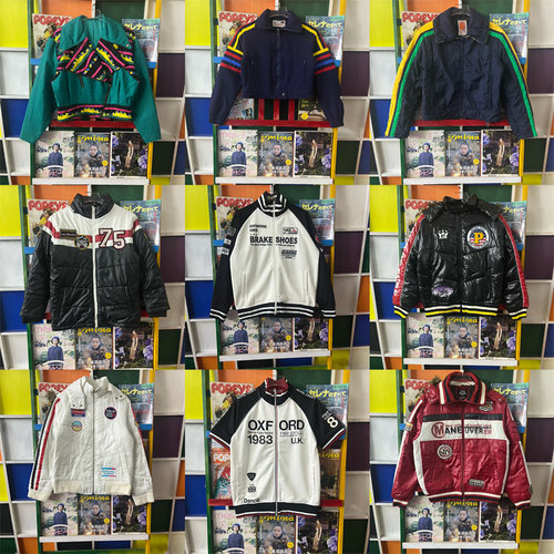 古着日系机车拉链夹克男女原宿