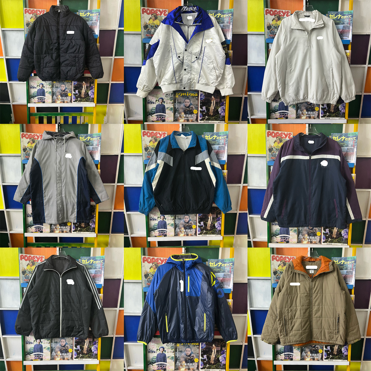 vintage古着运动服90日系夹克复古00S外套男女棉服拉链JK43,男装,夹克,淘宝优惠券,粉丝福利购,淘宝优惠卷