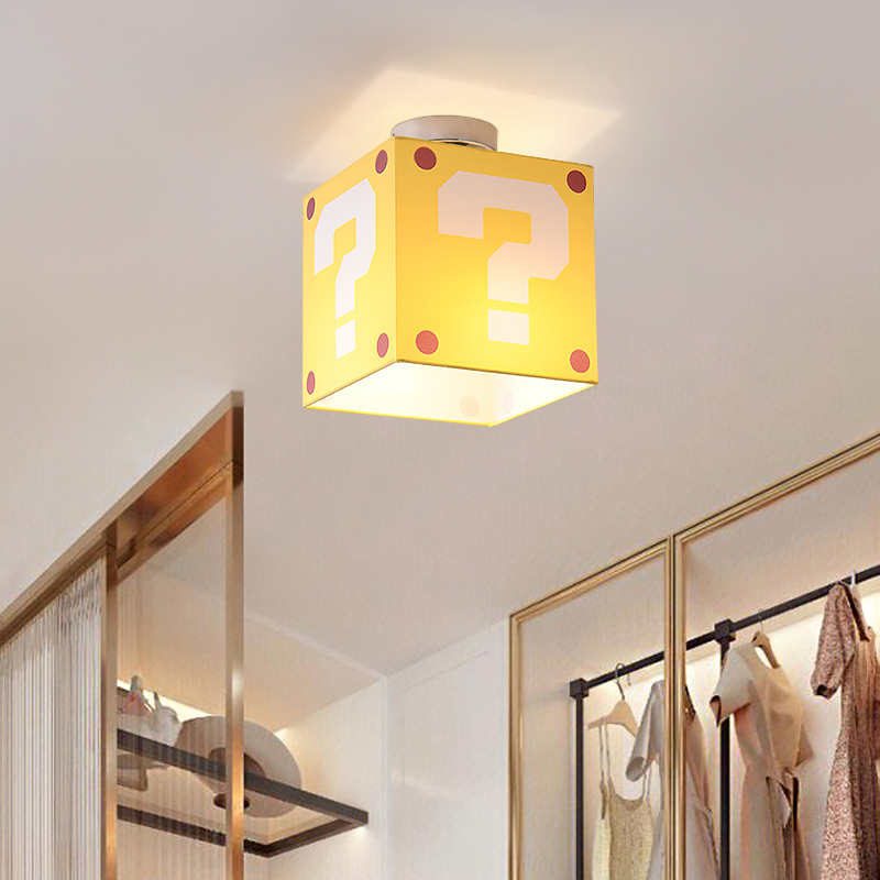 问号服装店咖啡店餐饮奶茶店商场人体感应玄关过道走廊灯小吸顶灯