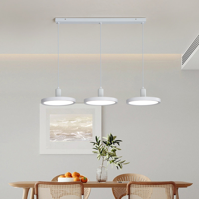 全光谱护眼餐厅吊灯现代简约创意设计师款三头组合飞碟餐桌吧台灯,家装灯饰光源,餐厅吊灯,淘宝优惠券,粉丝福利购,淘宝优惠卷