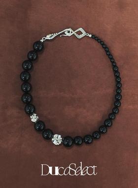 百搭时尚轻奢简约气质颈链黑玛瑙