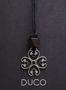 Fidiora四叶草大花镂空项链