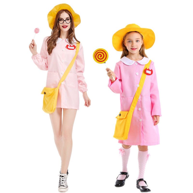 日系幼稚园校服园服踏青日常JK母女亲子装长袖休闲连衣裙演出衣服