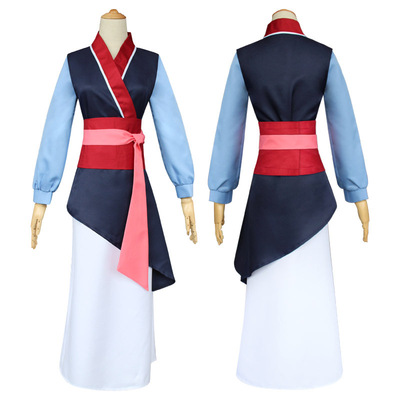 成人侠客古装女儿童电影花木兰国学服装汉服cosplay万圣节演出服