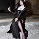 新款 万圣节成人性感修女服十字护士哥特风暗黑cosplay角色扮演服