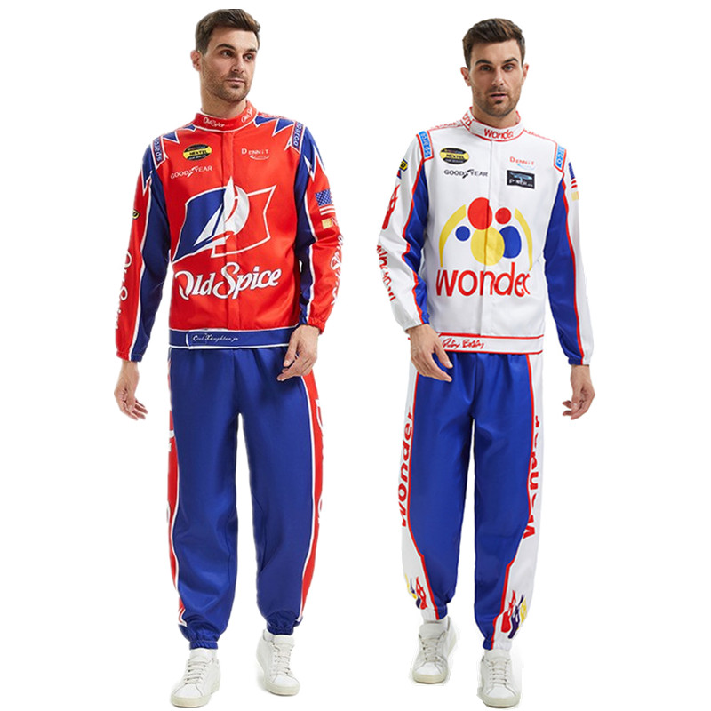 新款成人赛车服cos服机车骑行服夹克套装角色扮演嘻哈运动风服装