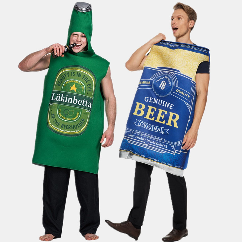 万圣节演出人偶成人搞笑啤酒衣服